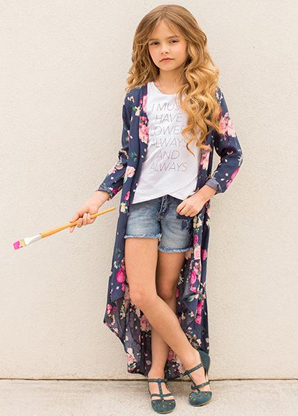 Always Flowers Drape Tee