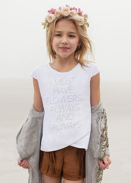 Always Flowers Drape Tee