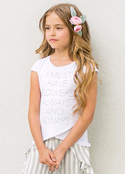Always Flowers Drape Tee