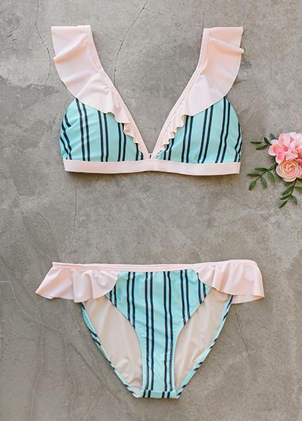 Freida Swimsuit in Stripe