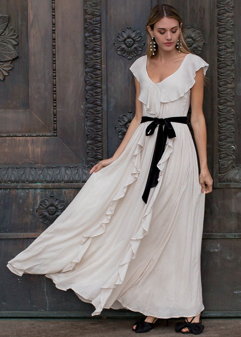Genevre Dress in Cream
