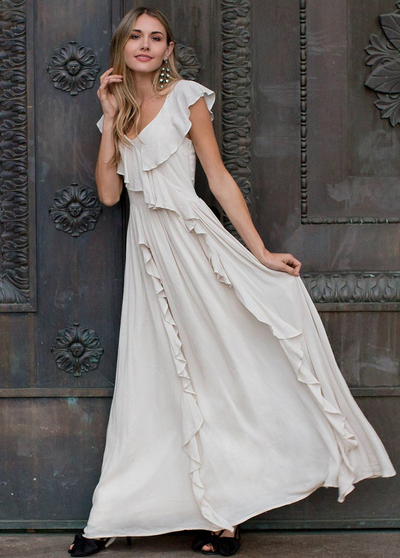 Genevre Dress in Cream