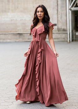 *NEW* Genevre Dress in Rust
