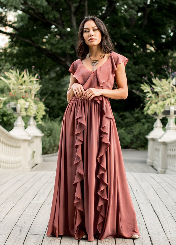 *NEW* Genevre Dress in Rust