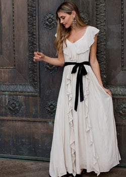 Genevre Dress in Cream