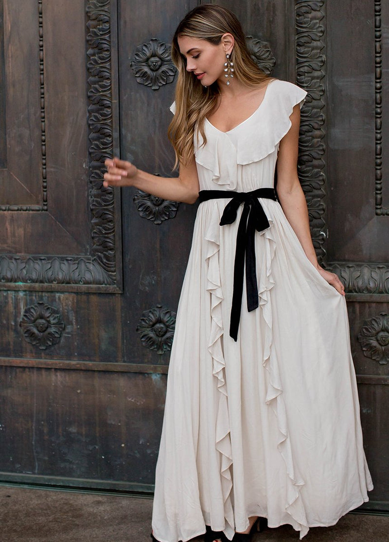 Genevre Dress in Cream