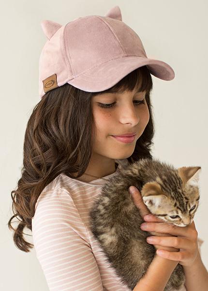 Georgette Cap in Blush