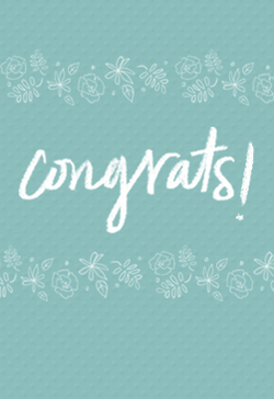 Congrats Gift Card