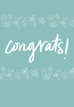 Congrats Gift Card
