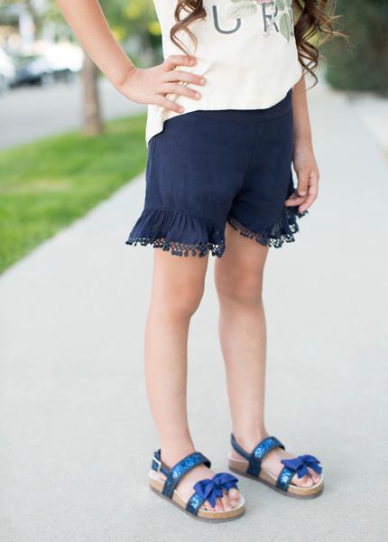 Gloria Short in Navy