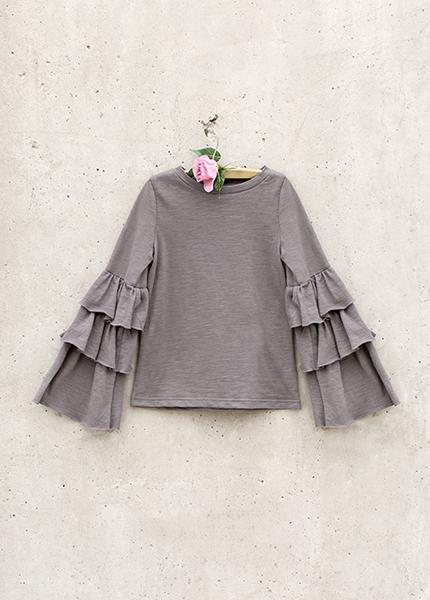 Gramercy Top in Charcoal