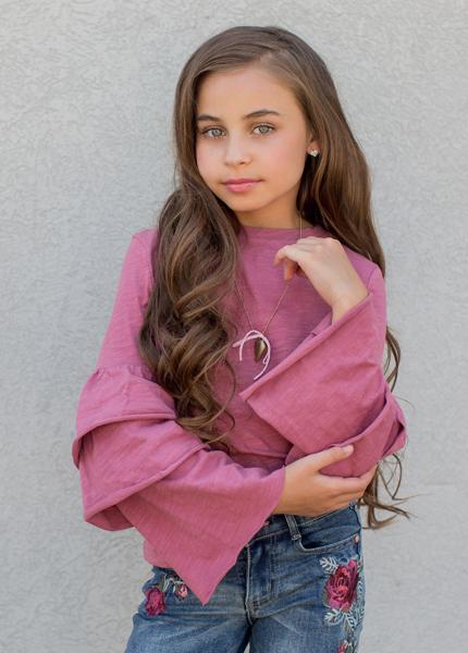 Gramercy Top in Mauve