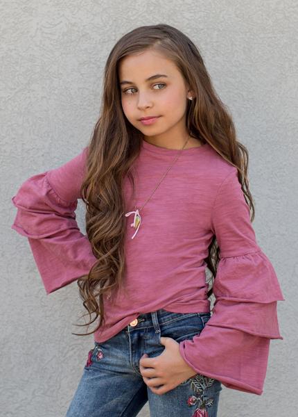 Gramercy Top in Mauve