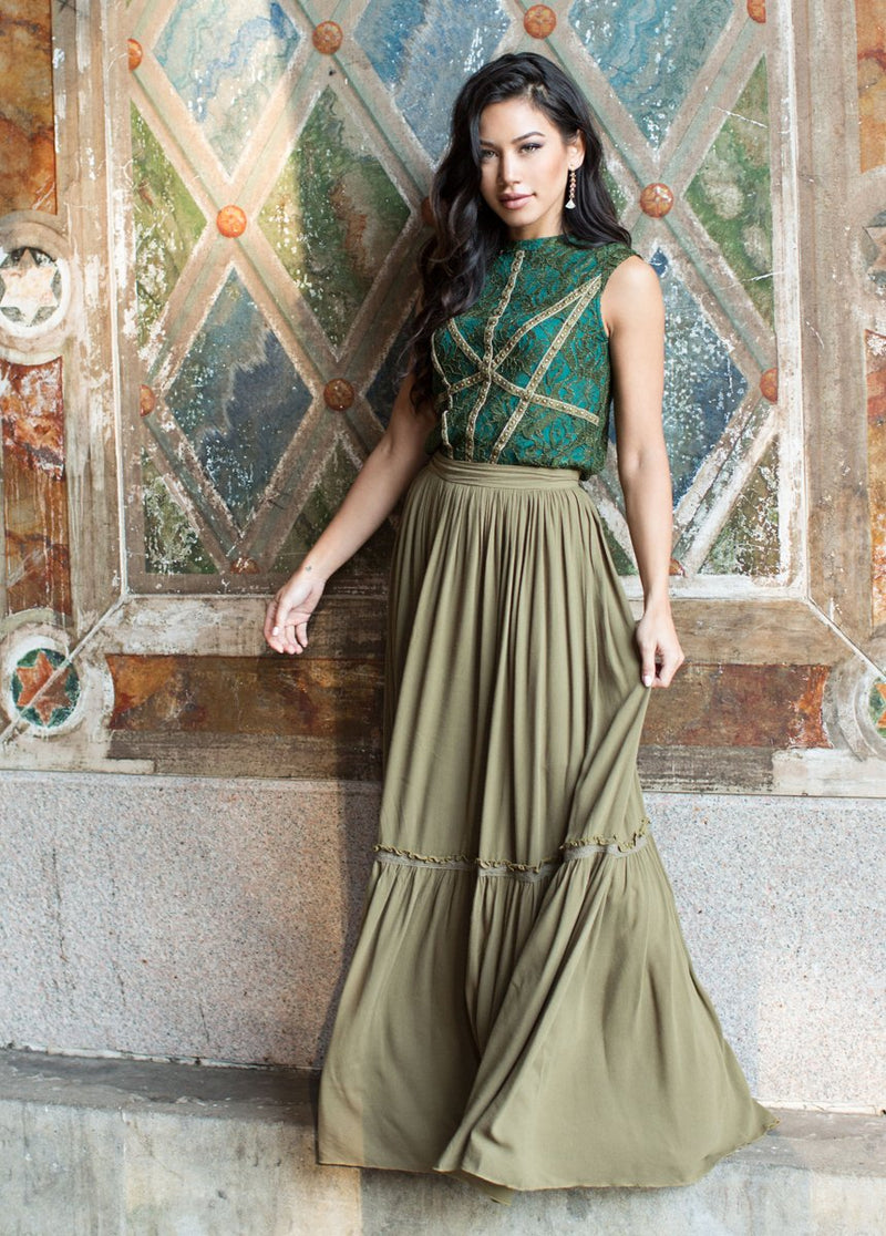 *NEW* Savannah Skirt in Olive