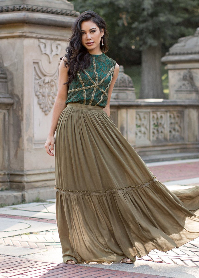 *NEW* Savannah Skirt in Olive
