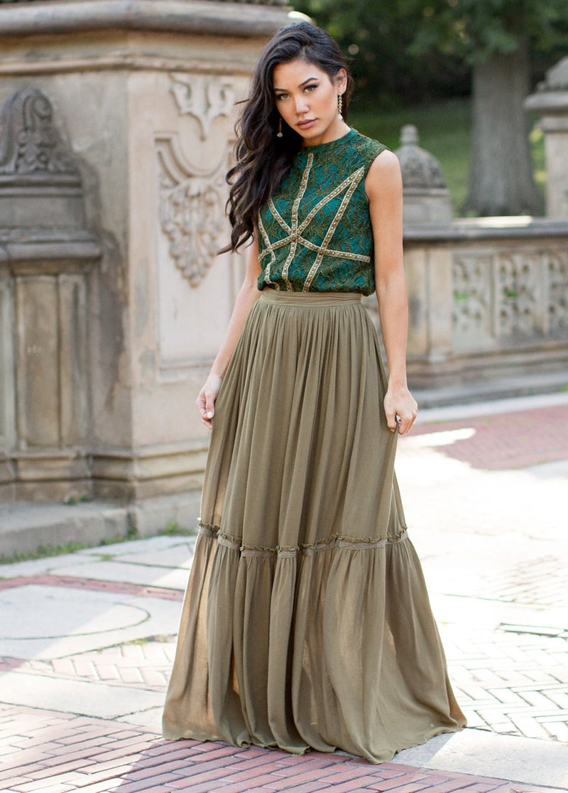 *NEW* Savannah Skirt in Olive
