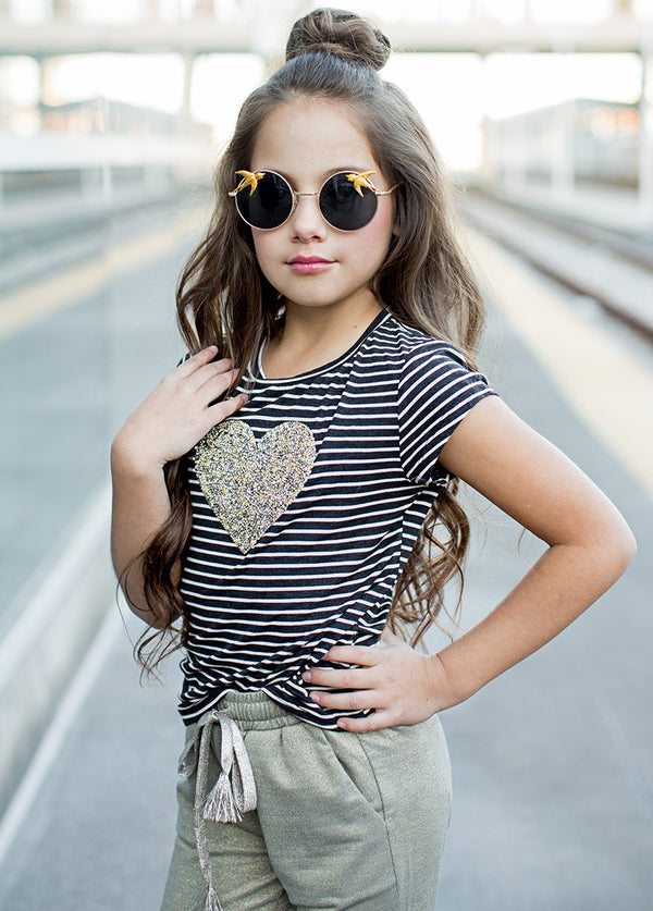 *NEW* Amour Tee in Stripe