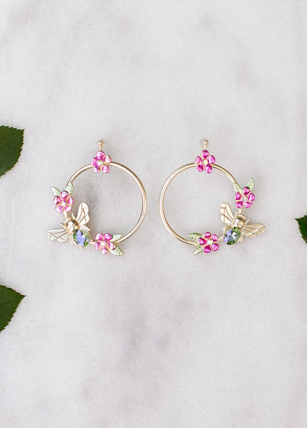 Honey Bee Earrings