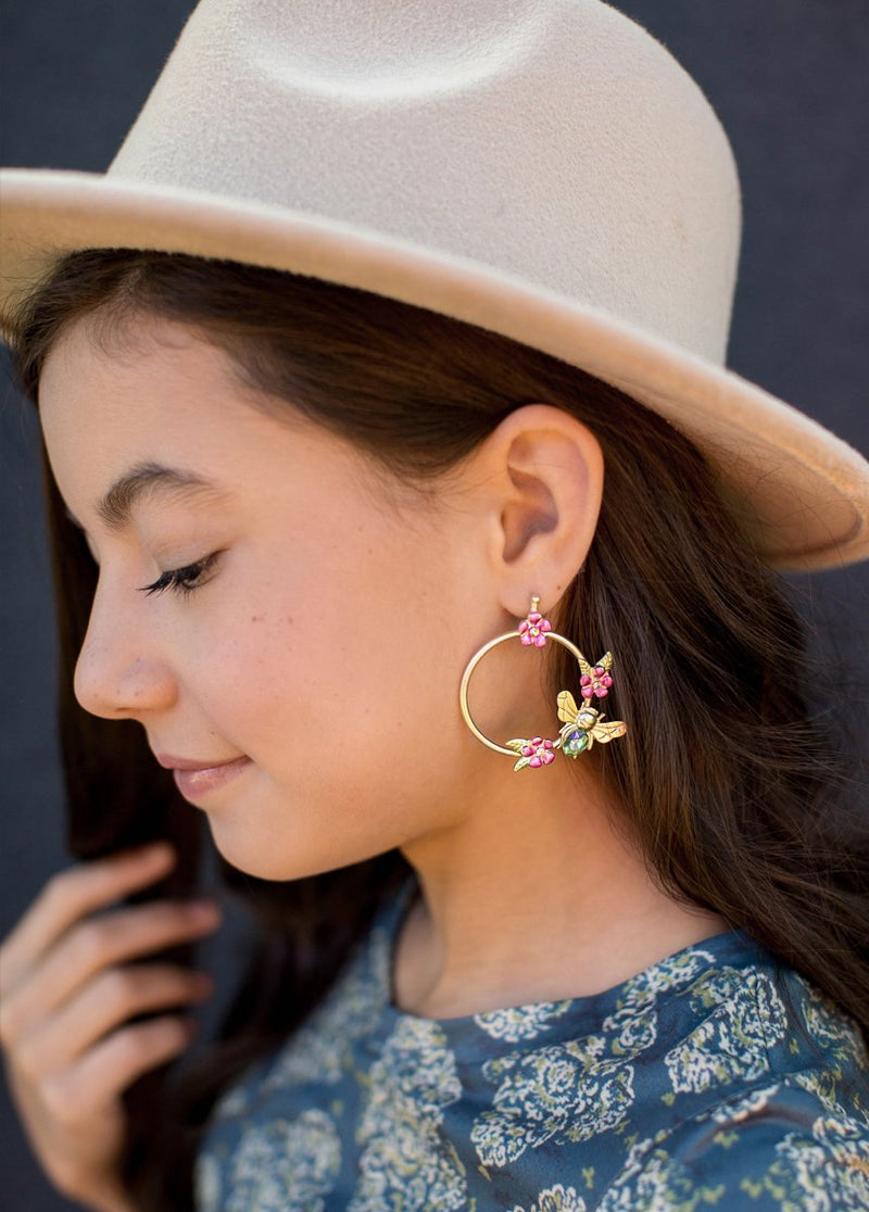Honey Bee Earrings