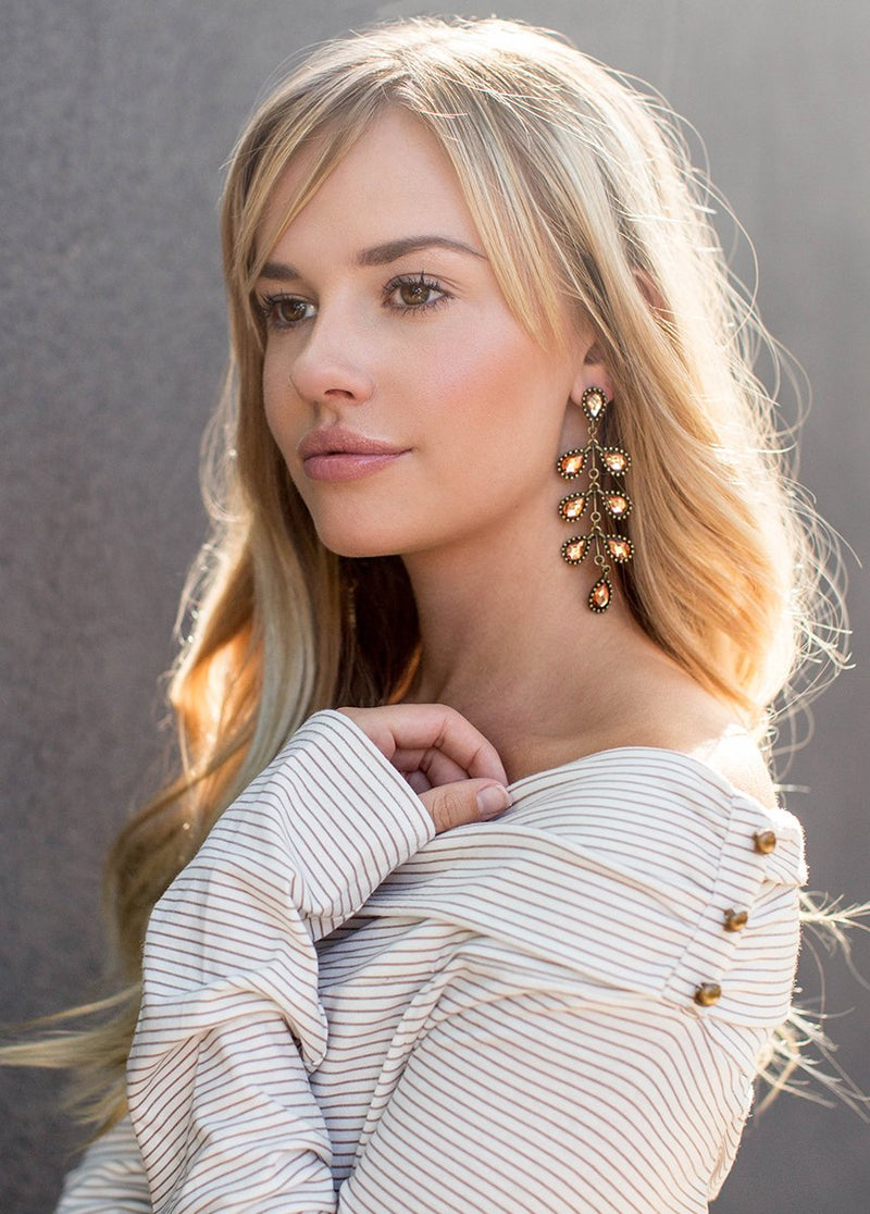 Isabeau Earrings in Pink