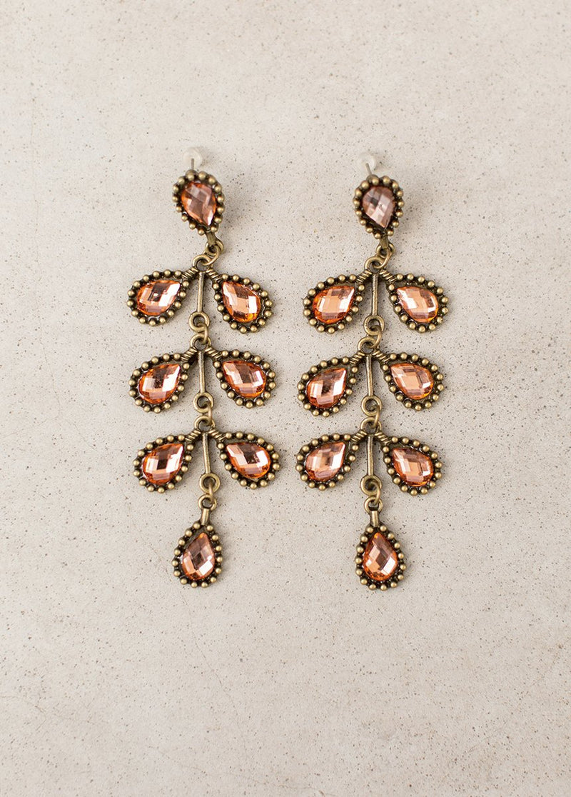 Isabeau Earrings in Pink