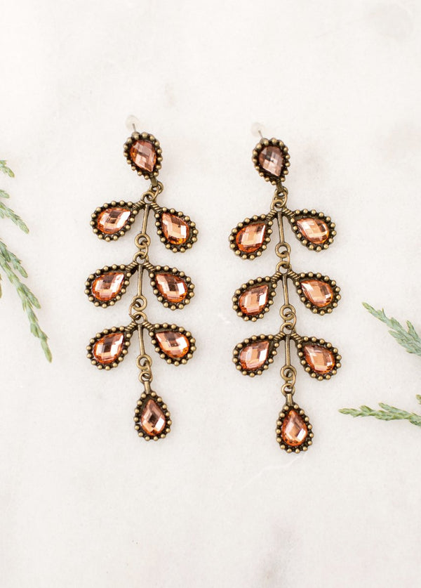 Isabeau Earrings in Pink