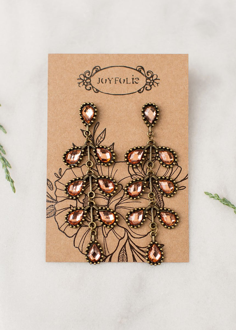 Isabeau Earrings in Pink