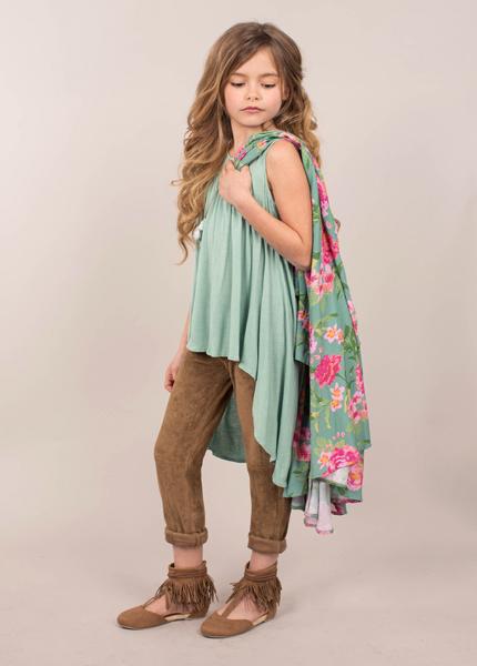 Izzy Top in Jade
