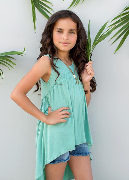 Izzy Top in Jade