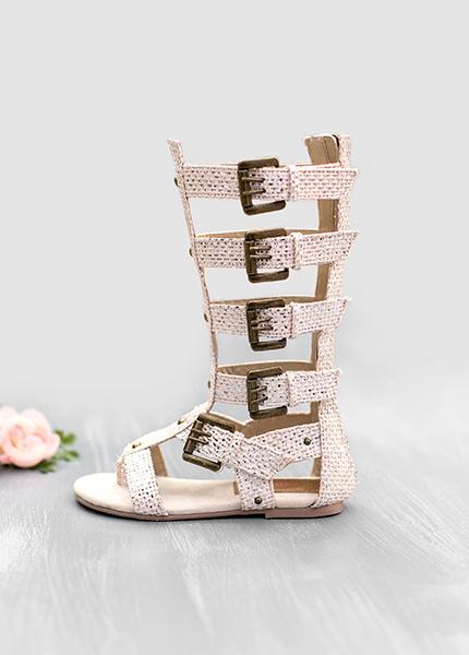 Jayla Gladiator in Metallic