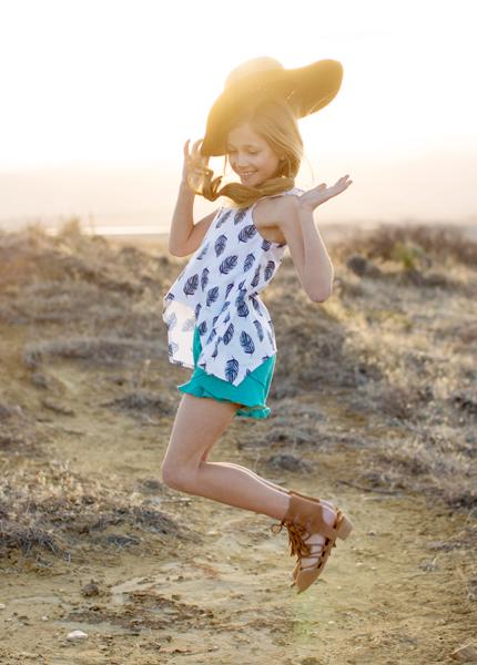 Melody Shorts in Turquoise