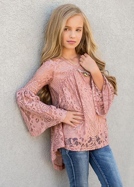 Julia Top in Dusty Coral