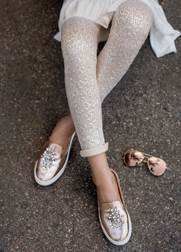 Juno Leggings in Champagne