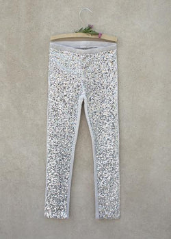 Juno Leggings in Silver