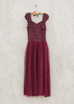 Katri Dress in Burdgundy Size 7