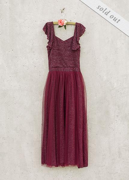 Katri Dress in Burdgundy Size 7
