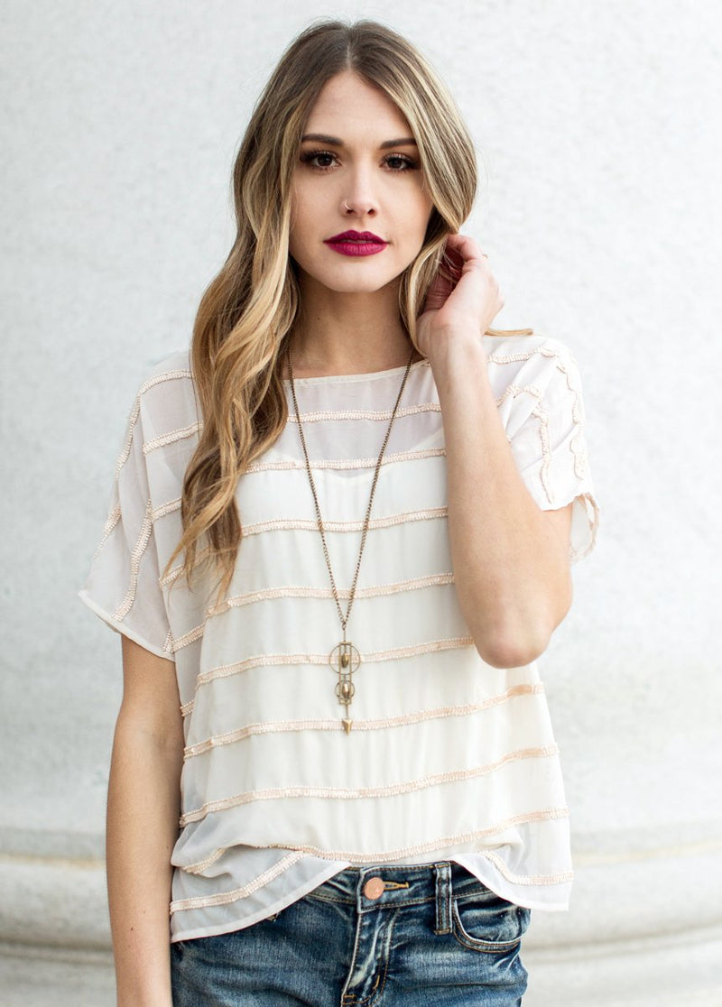 Kenna Top in Nude