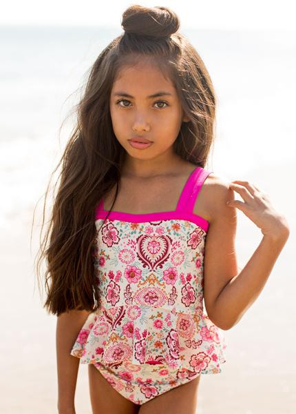 Lali Swimsuit in Pink Floral