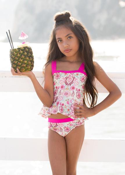 Lali Swimsuit in Pink Floral