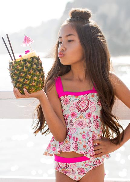 Lali Swimsuit in Pink Floral