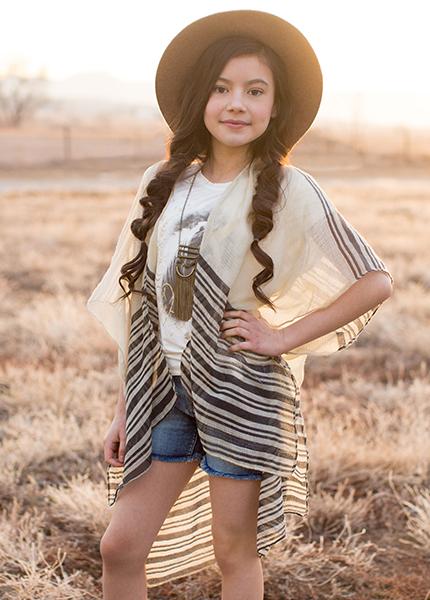 Lara Duster in Stripe 
