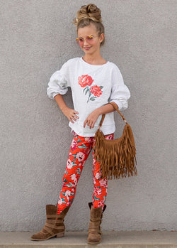 *NEW* Lashley Set in White and Floral