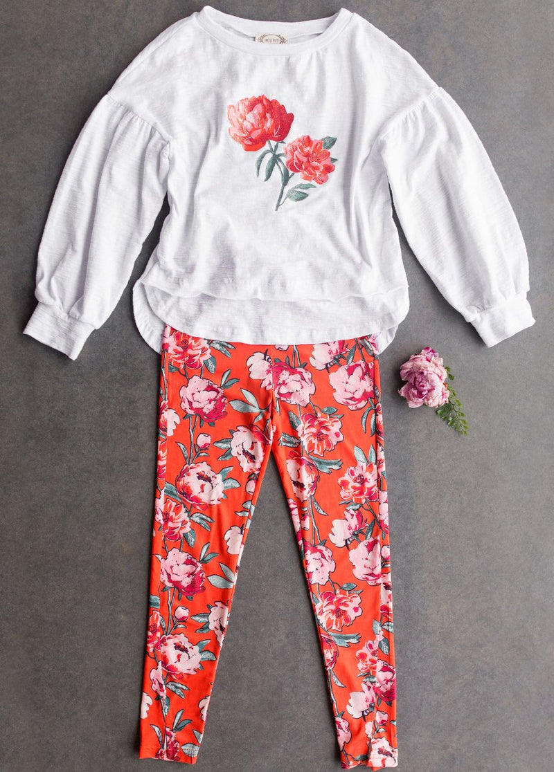 *NEW* Lashley Set in White and Floral