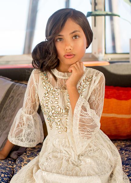 Lilou Dress in Champagne