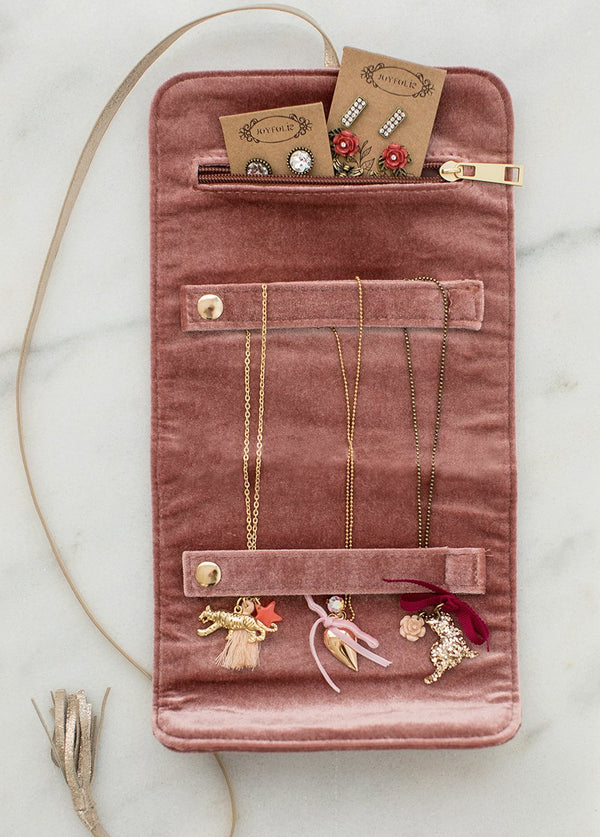 *NEW* Libby Jewelry Roll in Rose