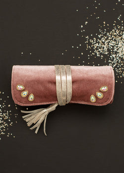*NEW* Libby Jewelry Roll in Rose