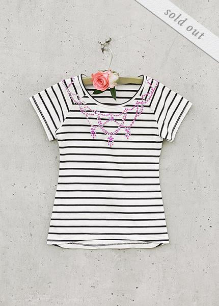 *SOLD OUT* Lina Top in Navy Stripe
