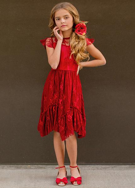 Cindy Flat in Red