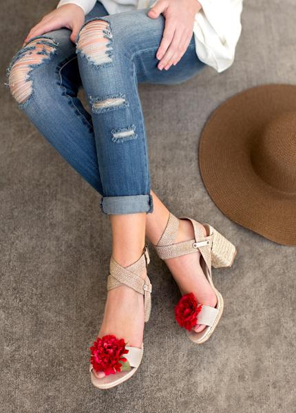 Liora Heel in Red