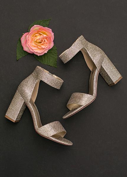 Lirah Heel in Gold